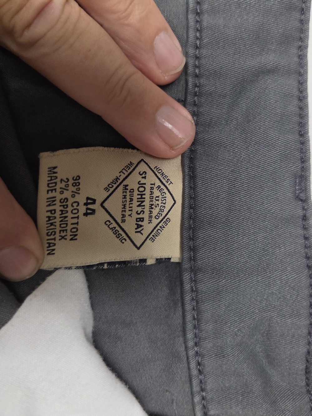 St. John's Bay Men's Slim Jeans in Gray